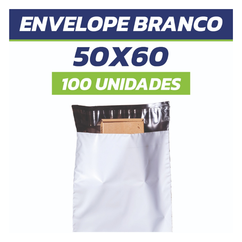 Envelope de Segurança Coextrusado Branco ...